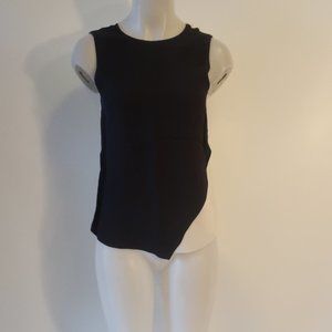 Womens A.L.C, Black, White Sleeveless Blouse 2*
